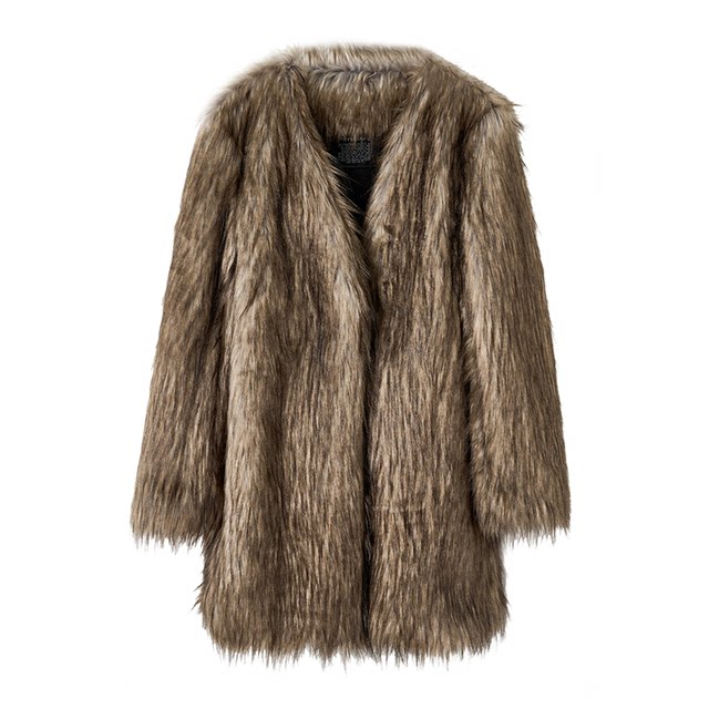 AnnoMundi Genesis Double-sided Windbreaker ເປັນມິດກັບສິ່ງແວດລ້ອມ Fur Pie Overcoat Wool Jacket ແມ່ຍິງລະດູຫນາວ