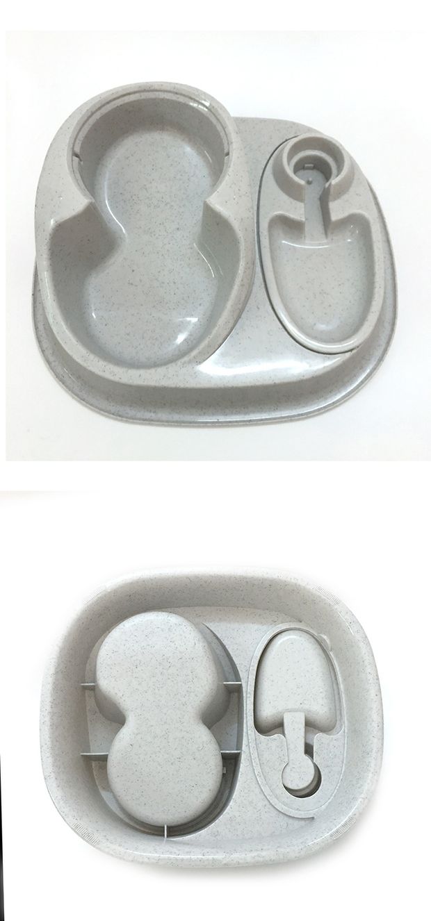 Thú cưng mới tự động nạp thức ăn cho mèo bát thức ăn tự động nước một bát cơm cung cấp cho chó - Cat / Dog hàng ngày Neccessities bình nước tự động cho chó