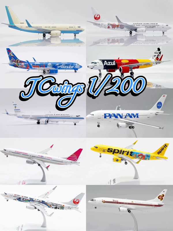 Jc Wings 1:200 Special Offer 737 757 320 321 Alloy Airplane Model Includes Alloy Stand