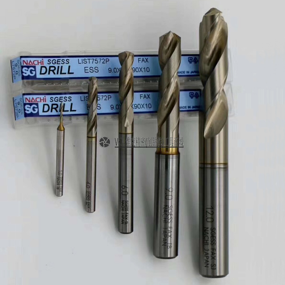 NACHI No 2 Powder High Speed Mesh Coarse Shank Steel With Titanium Plated Drill Bit 0 51 92 92 34658 34658 9 ~ 13