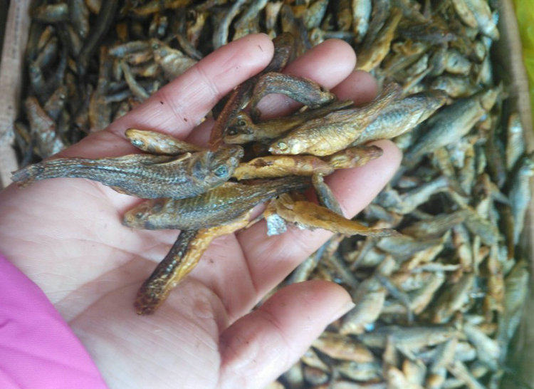 Farmhouse homemade wild little river fish dried fresh water small fish dried fish dried fish dried fiery dried flaperfish 250g