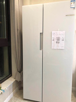 Bosch KAS50E20TI Siemens KA50NE20TI Frost-free tempered glass refrigerator with open door