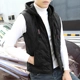 Áo vest nam mùa thu và cotton xuống phiên bản Hàn Quốc của áo vest vai đẹp trai dày trẻ trung ấm áp Áo khoác mỏng nam áo phao lông vũ