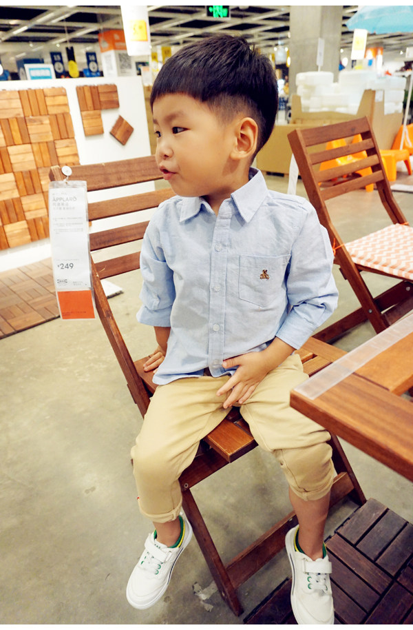 Chemise garcon à manche longue - Ref 2074133 Image 24