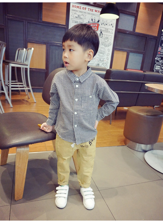 Chemise garcon à manche longue - Ref 2074684 Image 22