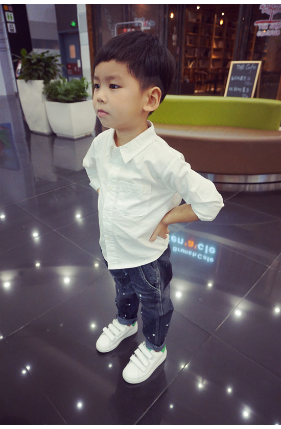 Chemise garcon à manche longue - Ref 2074684 Image 29