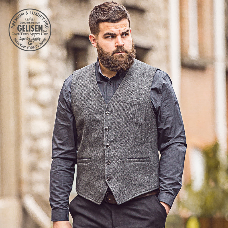 business casual plus size men