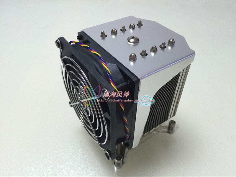 Leopard 3U 4U 5 heat pipes 115X 2011 1366 server CPU radiator temperature control silent fan