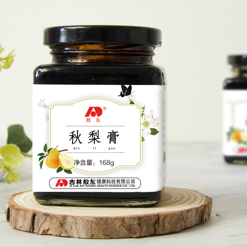 Anchor recommendation] Jilin Ao Dong Autumn Pear Paste Children's Baby Pear Paste Rock Sugar Loquat Pear Paste 168g
