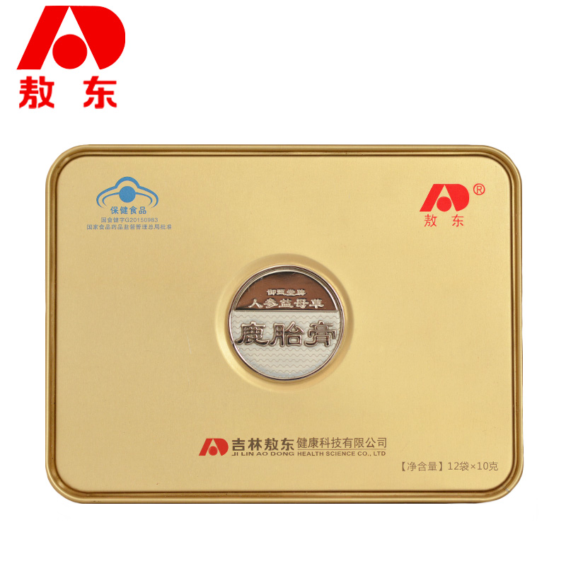 Jilin Odong Deer Tire Cream Mitzhentang Tablets Ginseng Motherwort Deer Fetal Paste 10g Bags * 12 bags to enhance immunity