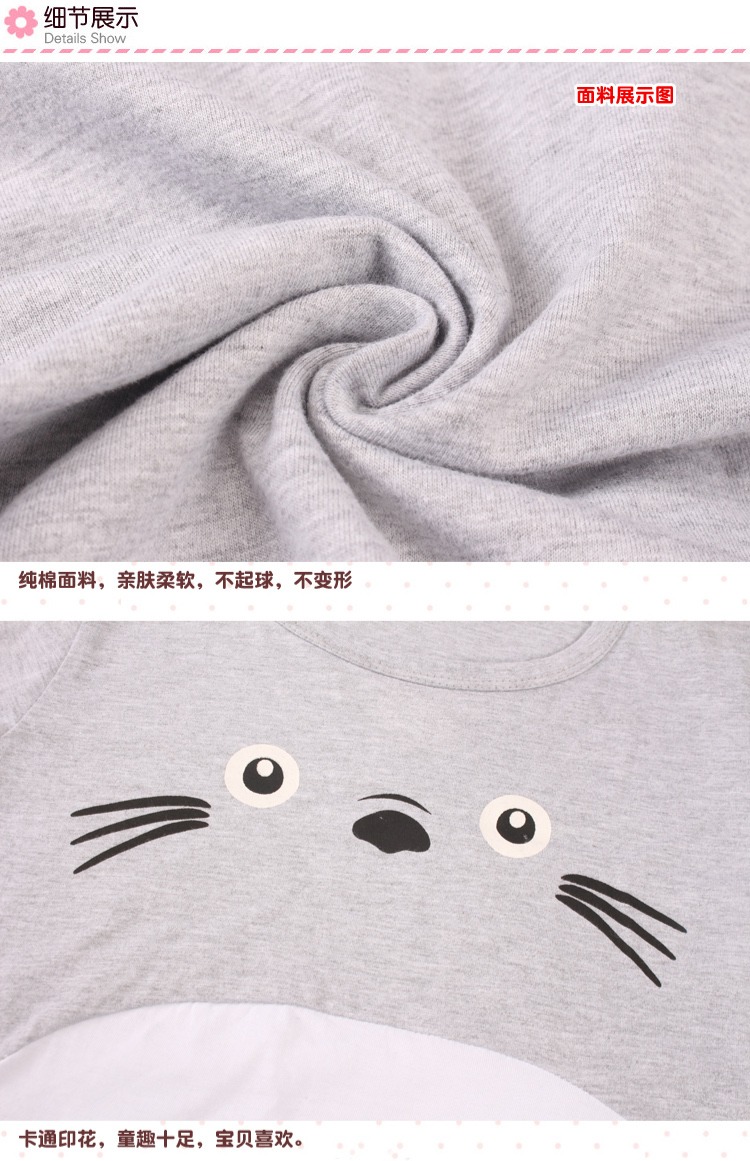 Bộ đồ ngủ trẻ em Xiêm mùa hè Cô gái mỏng tay ngắn Cotton Chống máu Chống mát Bảo vệ bụng Điều hòa nhiệt độ Bộ phim hoạt hình dễ thương bộ body bé trai