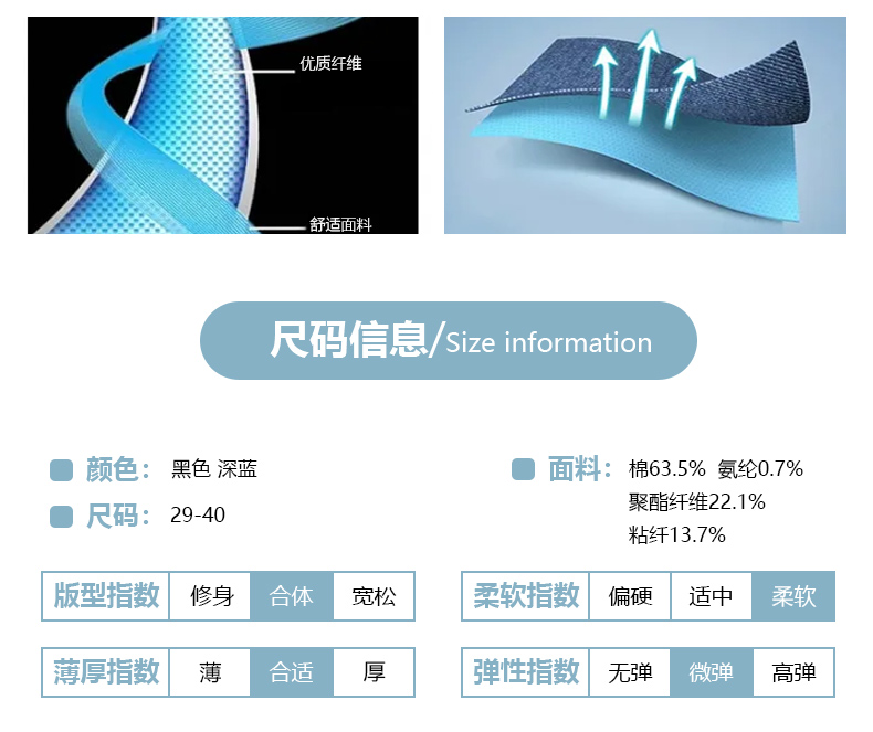 Romon 罗蒙 秋季新品男士商务休闲直筒牛仔裤 多款 券后59元包邮 值值值-买手聚集的地方