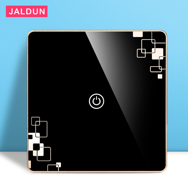 Wall 86 Single - open Switch Socket Panel Black Power Switch Panel M4 open double control