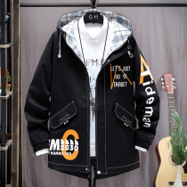 Boy spring and autumn jacket 12 autumn clothes 13 junior high school students 14 clothes 15 high school students 16-year-old big childrens coat tide