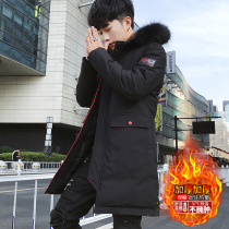 Young cotton clothes mens in the middle of winter trendy new coat of high school middle high school middle school high school student down cotton jacket quilted padded jacket