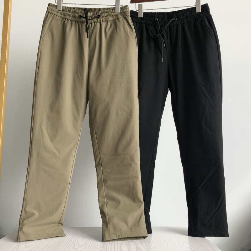 Only 80 pieces of 90 white duck down business casual loose men's straight plus velvet thick warm down pants