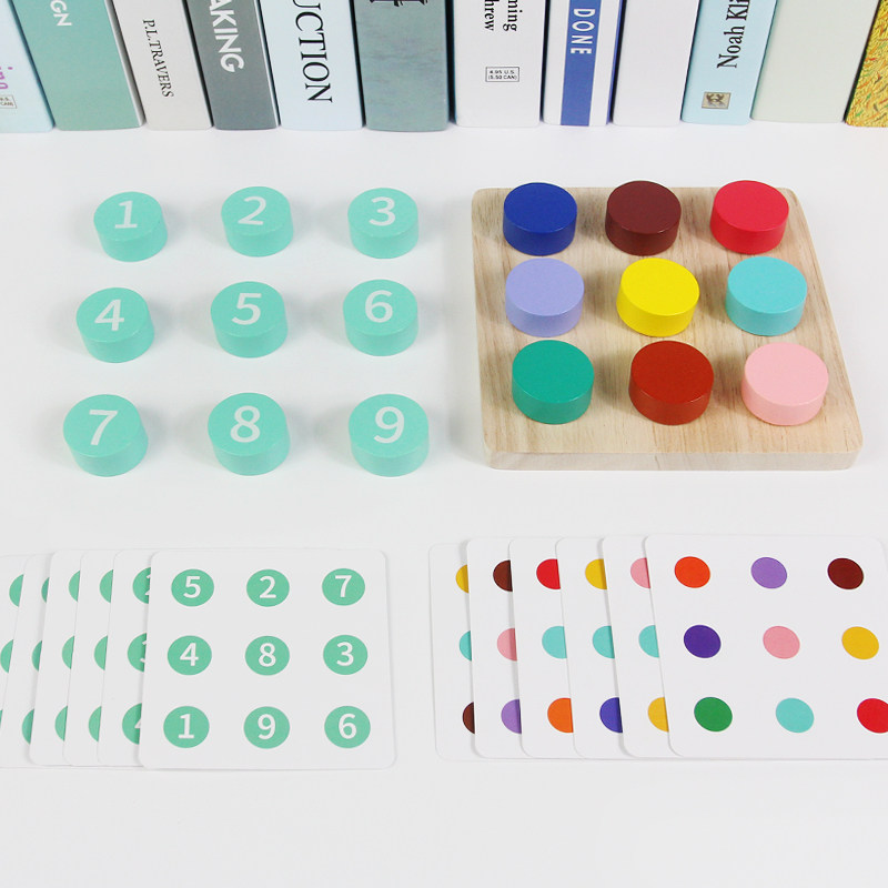 Children Exercise Logical Thinking Ability Training 5 Action Brain Color Pairing Early Lessons Intelligence Bottle Cap Toys 3-6 years old