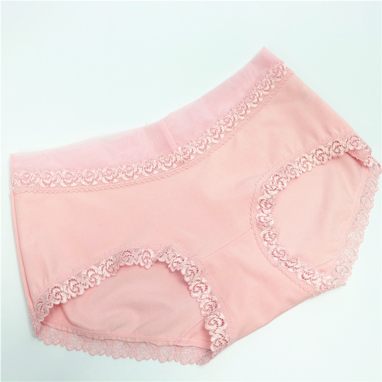 Đồ lót Caiti Phụ nữ cotton đích thực Cotton cotton hữu cơ vải liền mạch ren thấp eo - Giống cái quần lót lọt khe xuyên thấu