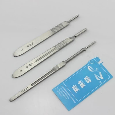 Shanghai Admiralty stainless steel scalpel handle Hand carbon steel blade No 11 No 23 scalpel mobile phone protective film