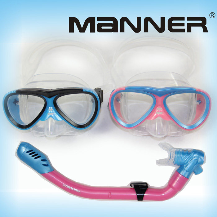 Manner children's diving mirror plus straw suit QPM2020 Diving mirror swimming diving suit
