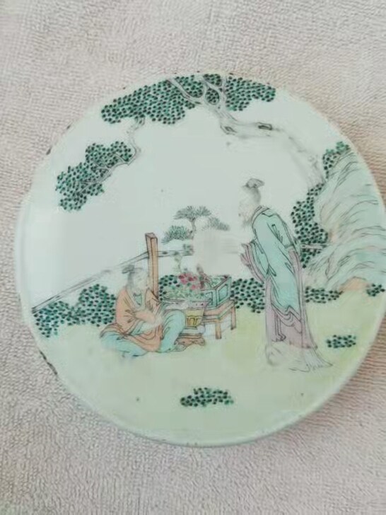 True = the light of the light of the Jiang Caijing Wang Peizhang Gae-in Year figures high sergean porcelain ceramic literati porcelain art collection