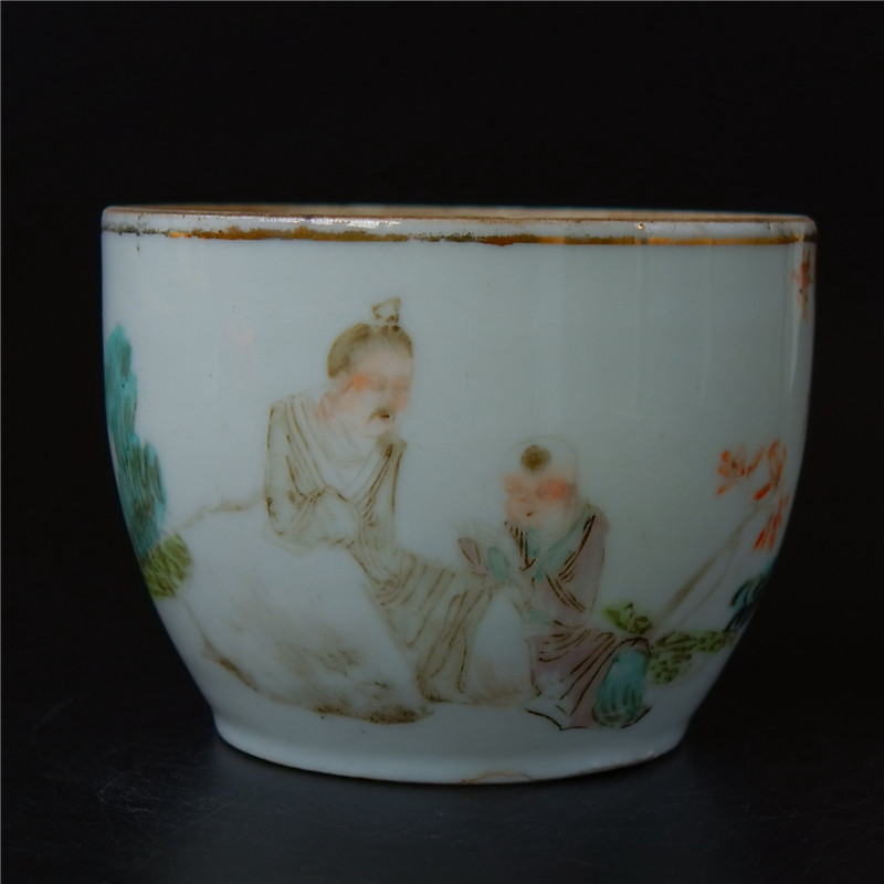 Nostal= Afar's Shallow Magenta Character High Servat Porcelain ceramic Porcelain Art Collection of Porcelain Art