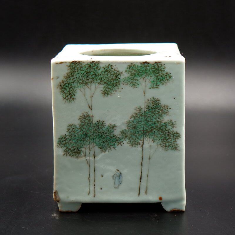 Xu Yongmao Pastel Bamboo Theme Poetry of Spring Xu Yongmao Pastel of Xu Yongmao, Quartet of Wu Songmin Create Red-red-porcelain