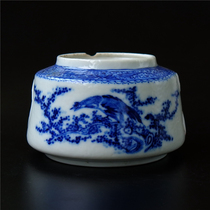 Find = Republic of China 567 Xinhuahua Wang Step Style Famous Flowers Birds Green Flower Pot Change Jars No Punch Line Literati Porcelain