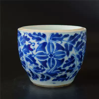 Xiao=Yunqing Qianlong blue and white cylinder Full product porcelain Ceramic literati porcelain art collection