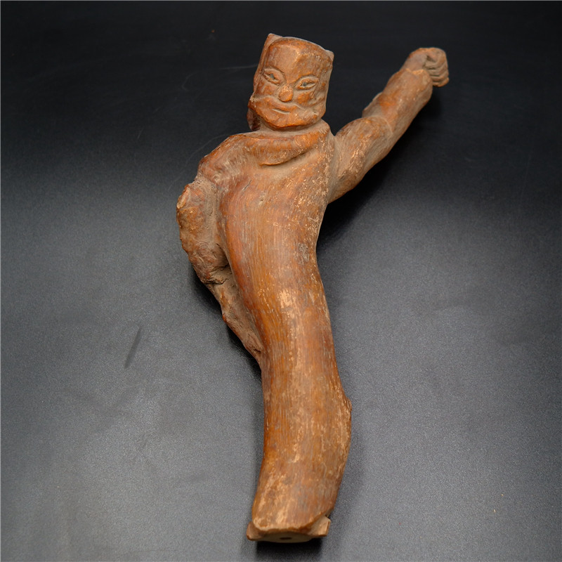 Wind Fengqing Dynasty double - faced root carvings