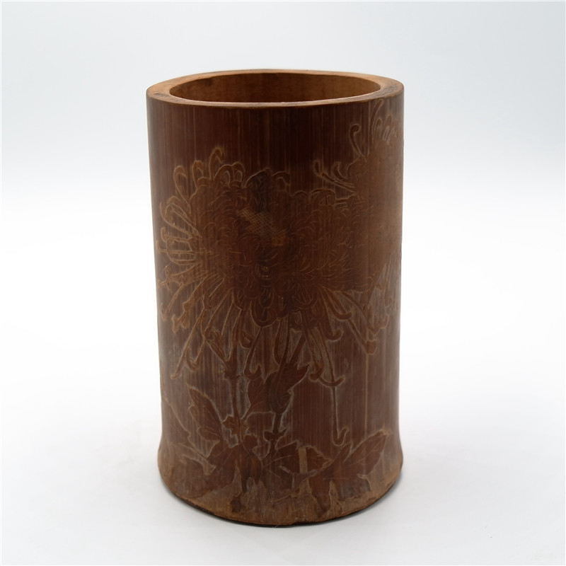 Junya Modern Bamboo Carving Pen Holder