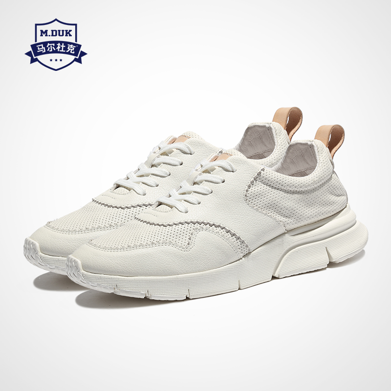 Marduk summer new trendy shoes men's leather shoes Korean version trend all-match fashion sports casual shoes