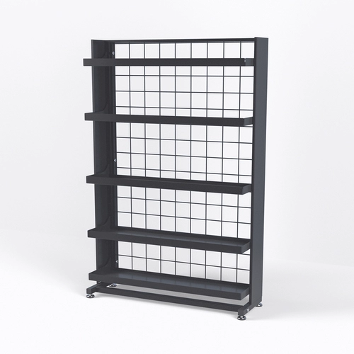 Маленькая грузовая шельфа -дисплей на полке аптеки, магазин, магазин, магазин супермаркет, закуски с закусками.