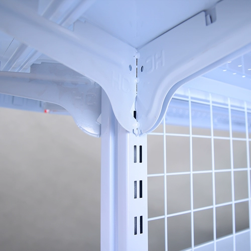 Полки супермаркетов плюс слой аксессуаров Держатель рук колонна столб сетка передняя перегородка верхняя и нижняя горизонтальная полка