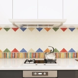 Ретро самоклеющаяся водостойкая наклейка, термостойкая плита на стену, в американском стиле