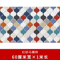 Красный Шасайский кирпич 60 см*1 метра