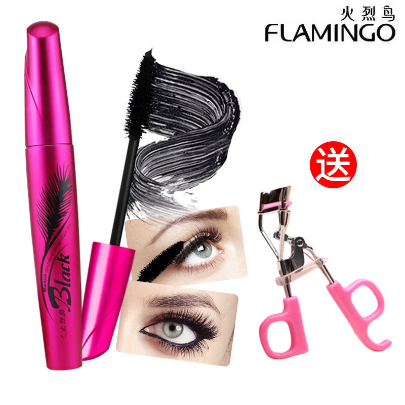 Flamingo mascara 8ml slender elongated curly thick waterproof non-blooming makeup anti-blooming