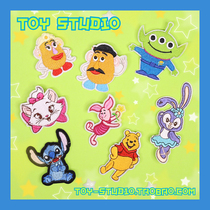 Cute Cartoon Pattern Embroidered Brooch Lins Sun Family Creative Students Couple 100 Hitch Clothing Do Nt Stitch Bag Decorations