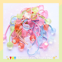 ins girl heart flower beads Hairband head rope cute Japanese students female hipster Net red hair hair accessories