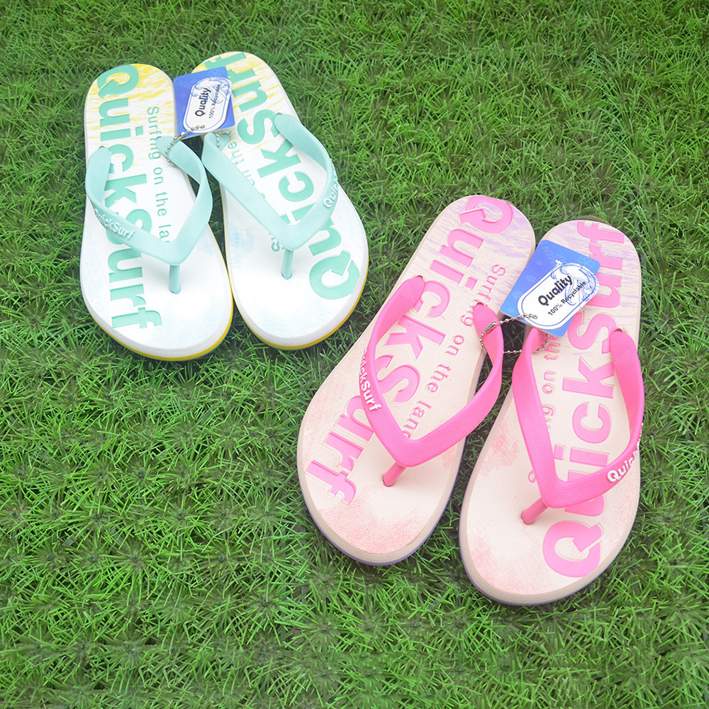 Personality European and American outdoor wear flip flops non-slip sandals and slippers shoes women summer tide brand fashion camouflage surfing beach shoes