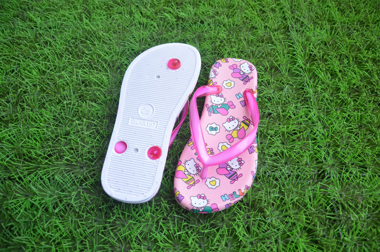 Pantoufles enfants en autre pour été - semelle caoutchouc - Ref 986235 Image 4