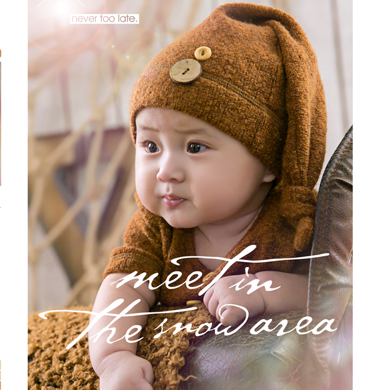 Trẻ em mới nửa tuổi em bé chụp ảnh quần áo studio nghệ thuật ảnh nghệ thuật trăm ngày tuổi trẻ em ảnh quần áo - Khác đầm công chúa cho bé
