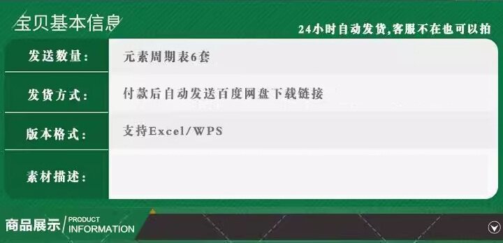 化学元素周期表pdf电子版可打印编辑修改新版高清图片jpg学生素材