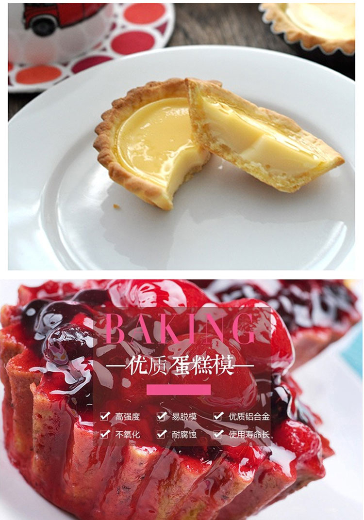 20 gói trứng tái sử dụng bánh tart khuôn bánh nướng tròn ren dừa khuôn nhà không dính - Tự làm khuôn nướng khuôn bánh khọt