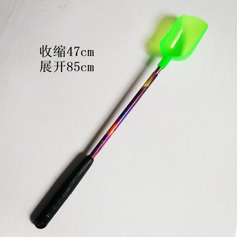 Stainless steel short section positioning nesting spoon throwing bait spoon fishing long throw nesting device baiting spoon feeding spoon bait spoon
