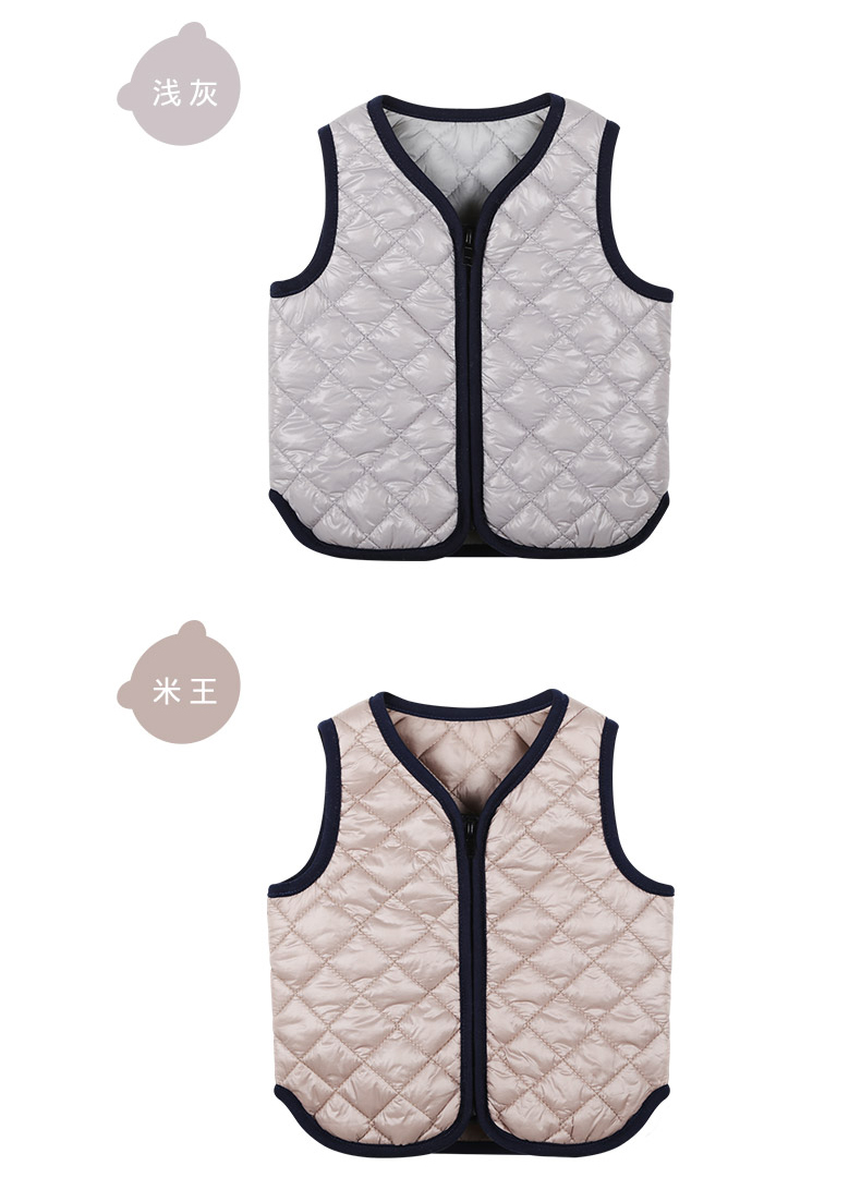 Mùa xuân cho bé sơ sinh và mùa thu mỏng mặc vest cotton 1-2-3 tuổi bé trai và bé gái vest mùa thu đông shop thời trang trẻ em