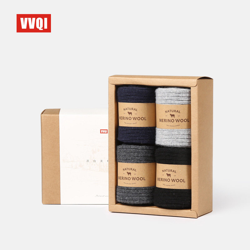 Socks male autumn winter day of wool socks plus thick wool socks warm floor sleep floor socks