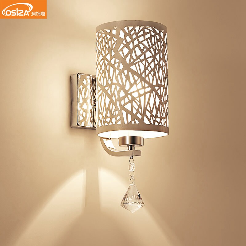 Wall lamp bedroom net red modern minimalist living-room lamps walkway lamp wall lamp fresco lamp creative stairs light bed headlights