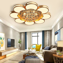 Crystal chandelier bedroom lighting creative simple modern atmospheric ceiling headlight living room high-end light luxury Net red lamps and lanterns