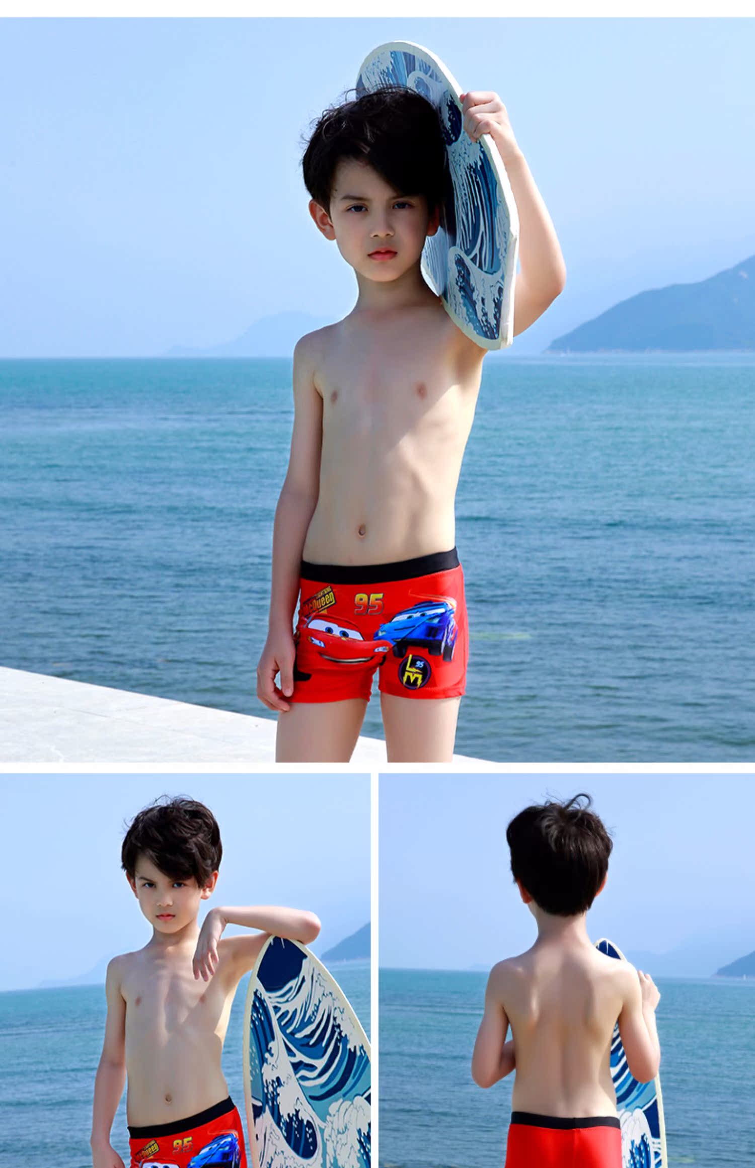 Quần bơi trẻ em Disney quần bé trai quần boxer quần trẻ mới biết đi đồ bơi bé spa đồ bơi trẻ em lớn - Đồ bơi trẻ em đồ bơi cho bé gái